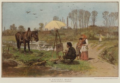 Model pacienta (barevné gravírování) od Anton Kozakiewicz